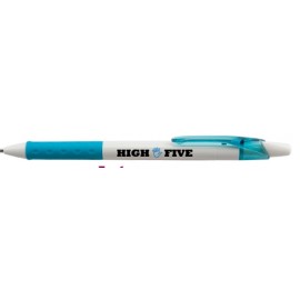 R.S.V.P. RT Ballpoint Pen - Sky Blue/White Barrel Custom Imprinted