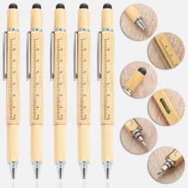 Custom Engraved 6 in 1 Multi Function Tool Pen  Custom Engraved 6 in 1 Multi Function Tool Pen