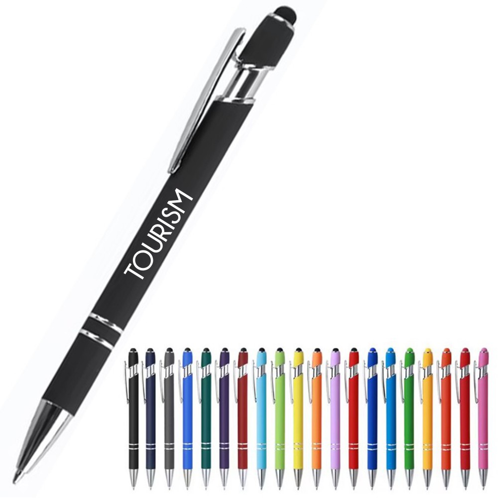 Custom Imprinted Ballpoint Pens With Stylus Tips
