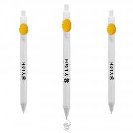 Click Pen w/ Mango Flesh Custom Engraved
