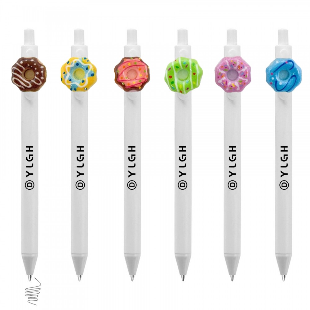 Click Pen w/ Doughnut Custom Engraved