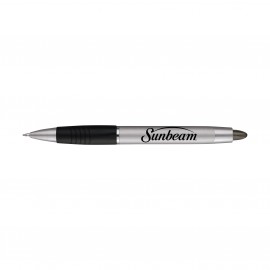 Paper Mate Element Pearlized Barrel - Black Ink - Metallic Silver Logo Branded