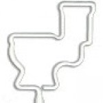 Custom Imprinted Toilet Inkbend Standard, Bent Pen