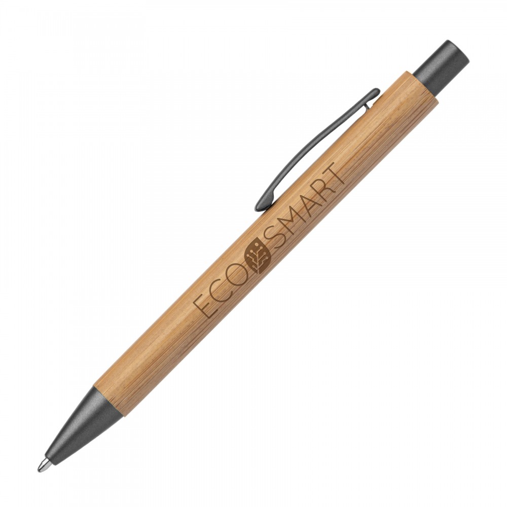 Logo Branded Bamboo-04 Eco-Friendly Ballpoint Pen