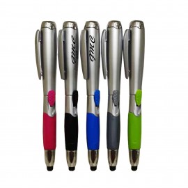 Touch Screen Pen With LED Light Custom Imprinted  Touch Screen Pen With LED Light Custom Imprinted