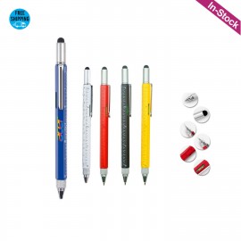 Metal Multi-tool Ballpoint Pen Custom Imprinted