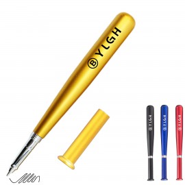 Custom Engraved Plastic Baseball Bat Pen With Cap