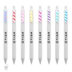Custom Engraved Click Pen w/ Dual Color Candy