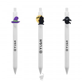 Custom Imprinted Click Pen w/ Hallween Elements