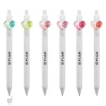Dual Color Heart Click Pen Custom Imprinted