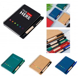 Custom Engraved Notebook with Pen Set