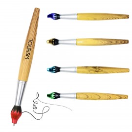 Custom Engraved Bamboo Brush Pen