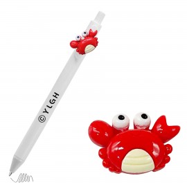 Custom Engraved Click Activated Pen With Crab