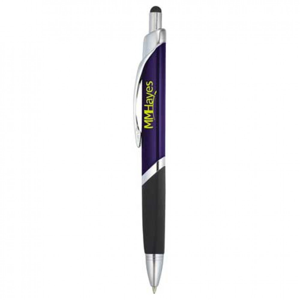 SoBe Metal Ballpoint Pen-Stylus Logo Branded SoBe Metal Ballpoint Pen-Stylus Logo Branded