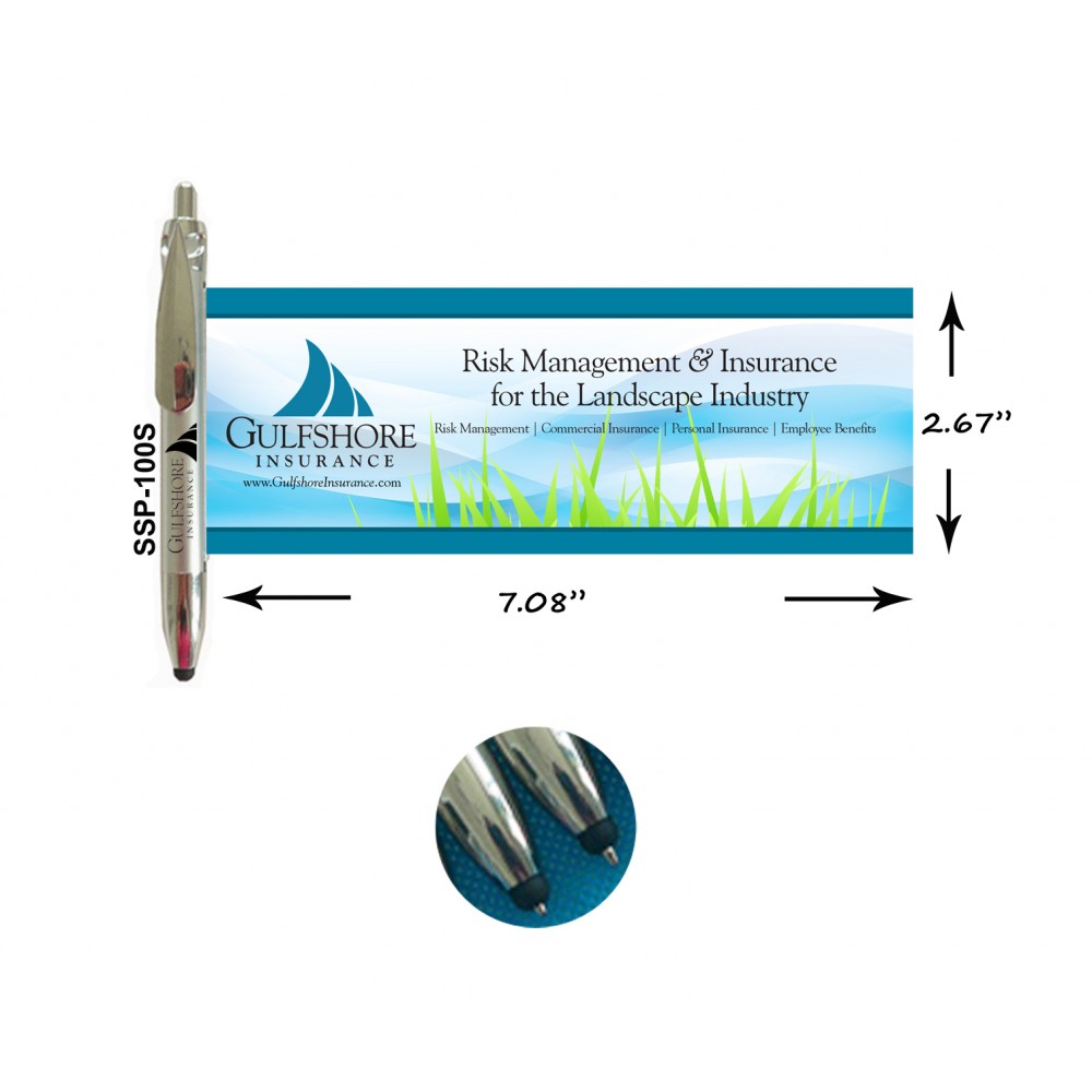 Custom Imprinted Stylus-Scroll-Poster-Banner-Flag Pen Custom Imprinted Stylus-Scroll-Poster-Banner-Flag Pen