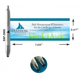 Custom Imprinted Stylus-Scroll-Poster-Banner-Flag Pen