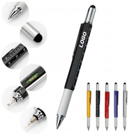 Logo Branded 6 In 1 Screwdriver Pen Multitool Pen Stylus  Logo Branded 6 In 1 Screwdriver Pen Multitool Pen Stylus