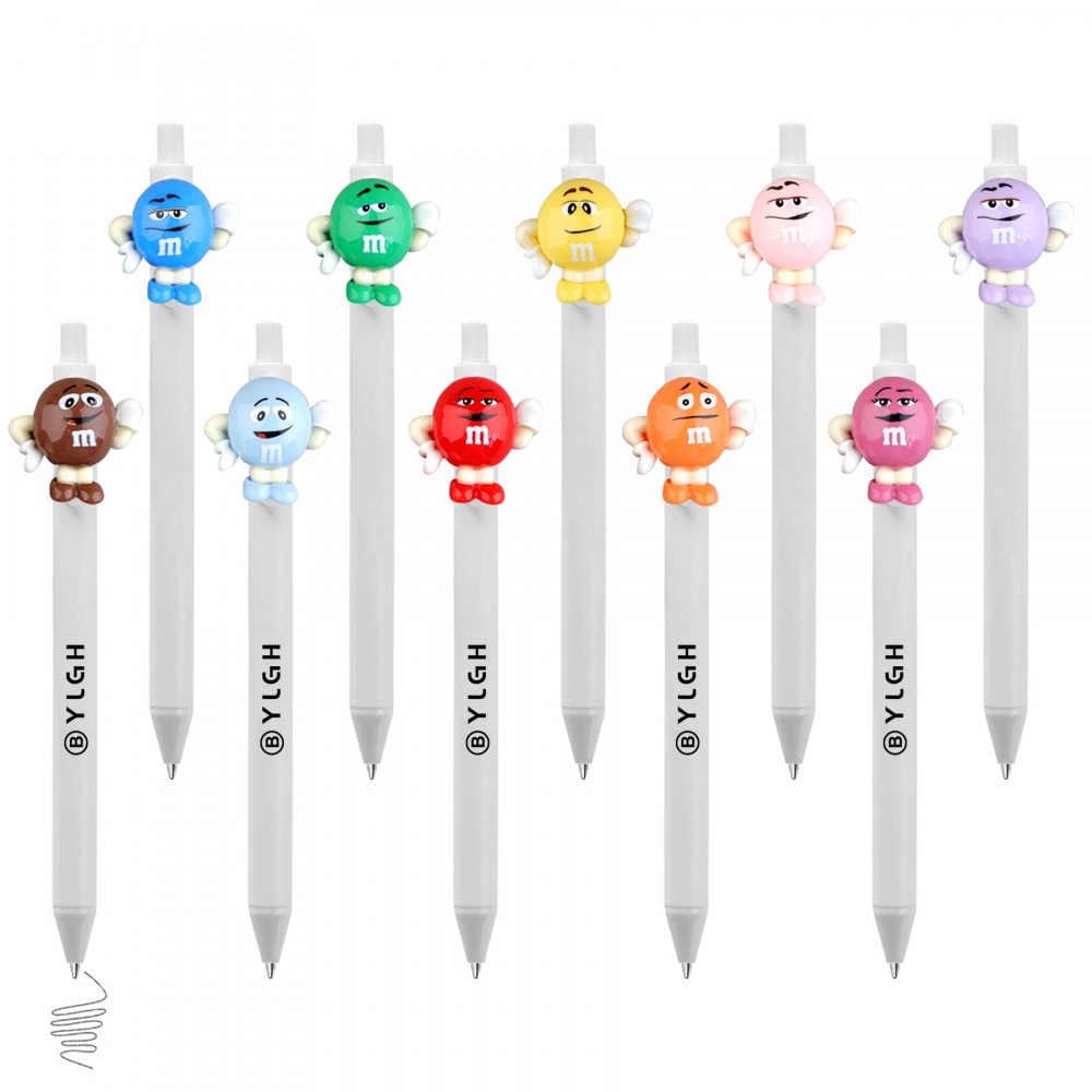 Click Pen w/ Candy Man Logo Branded