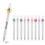 Logo Branded Click Pen w/ Colorful Star