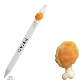 Custom Engraved Click Activated Pen with Chicken Drumstick