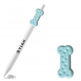 Click Activated Pen with Cratered Bone Custom Imprinted