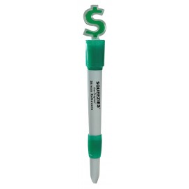 Custom Imprinted Dollar Sign Light Up Pen