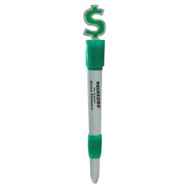 Logo Branded Dollar Sign Light Up Pen  Logo Branded Dollar Sign Light Up Pen