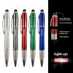 Logo Light Up Stylus Pen Logo Branded