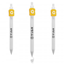 Logo Branded Click Pen w/ Fried Egg Toast