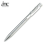 Logo Branded Icons Twist Action Ballpoint Pen w/ Cruise Ship Molded Clip