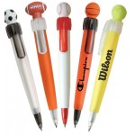 Custom Imprinted Soft Sport Ball Ballpoint Pen