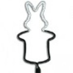 Custom Engraved Rabbit in Magic Hat Inkbend Standard, Bent Pen