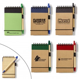 Eco Mini Jotter & Pen Custom Engraved  Eco Mini Jotter & Pen Custom Engraved