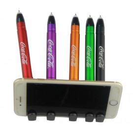 Lightup Logo Stylus Pen w/Phone Holder Custom Engraved