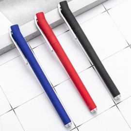 Custom Promotional Plastic Ballpoint Pen with Clip and Cap Custom Engraved
