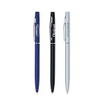 Logo Branded Twist Action Metal Pen, Ballpoint pen