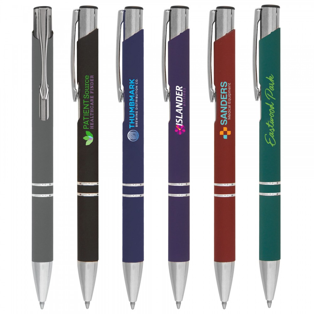 Tres-Chic Softy - ColorJet - Full-Color Metal Pen Custom Imprinted