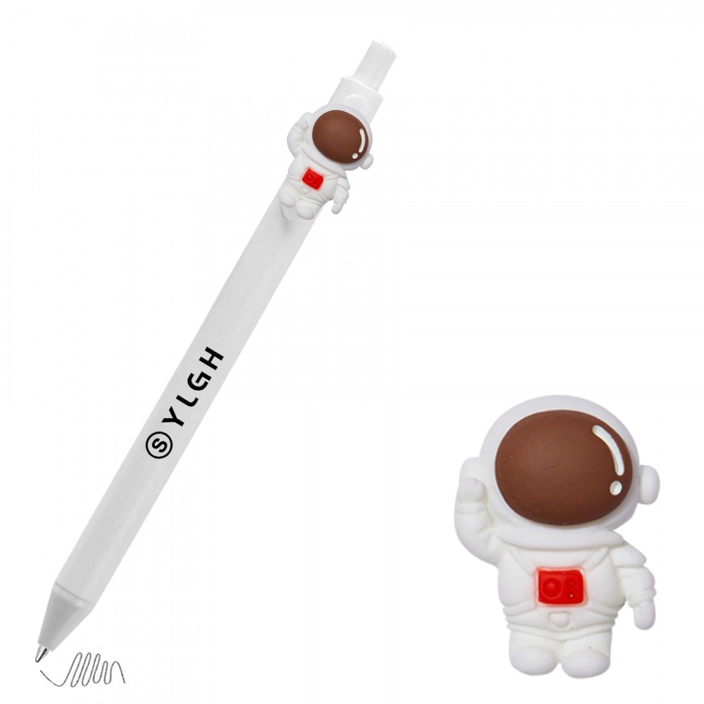 Click Activated Pen With Spaceman Custom Engraved
