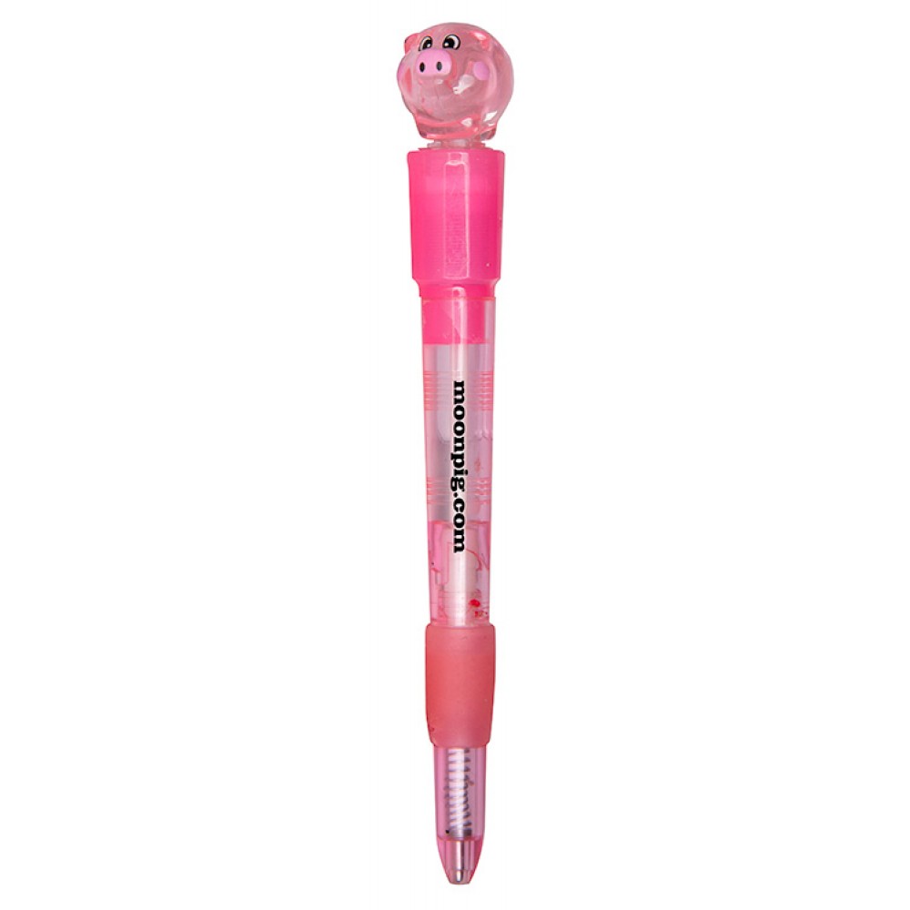 Custom Imprinted Pig Light Up Pen