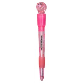 Custom Imprinted Pig Light Up Pen