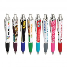 Custom Engraved Retractable Performance Pen with Clip