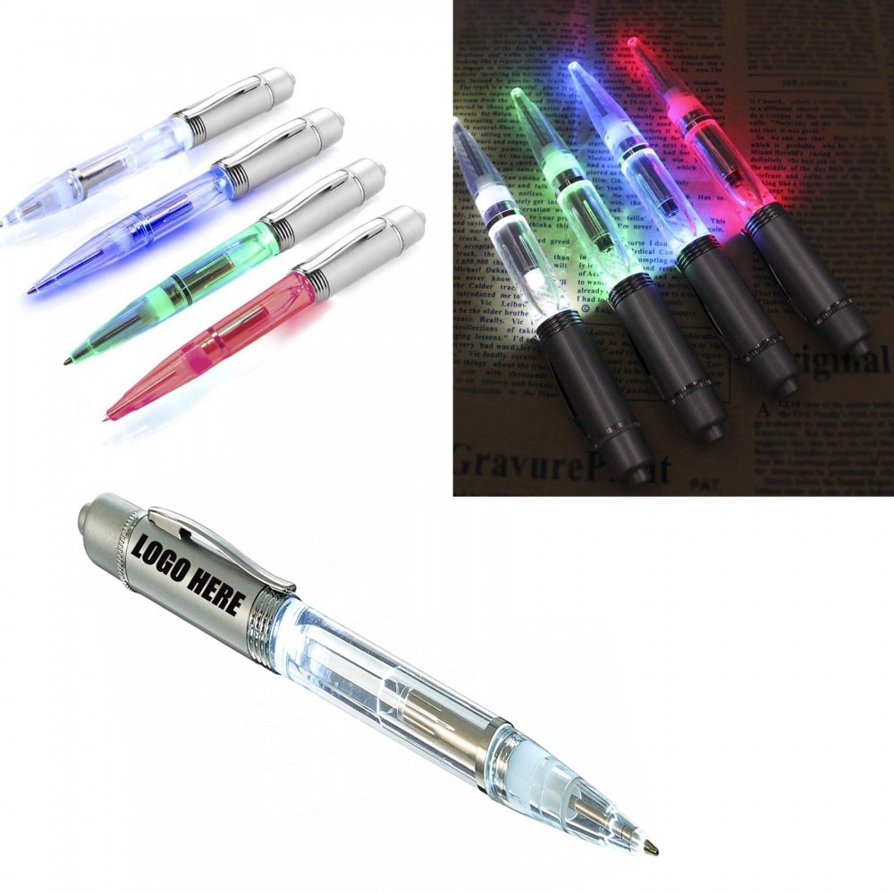LED Blue light Pen Penlight Custom Engraved