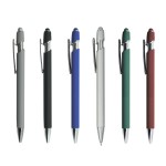 Custom Engraved MX II Series Stylus Pen -Rubber finish, matte color metal pen