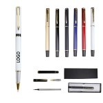 Metal Ballpoint Pen For Business Office With Gift Box Logo Branded