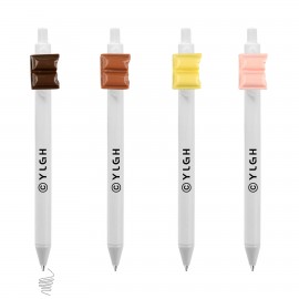 Custom Imprinted Click Pen w/ Chocolate