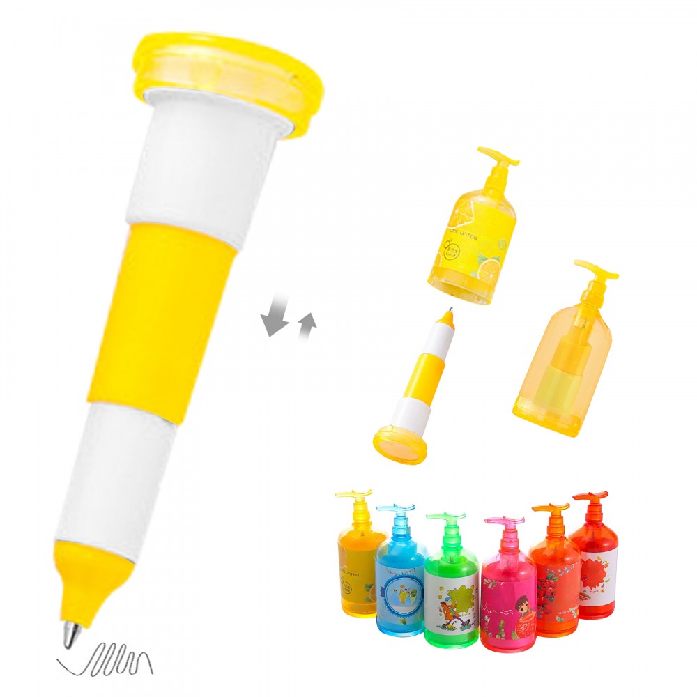 Logo Branded Sanitary Bottle Shaped Pen