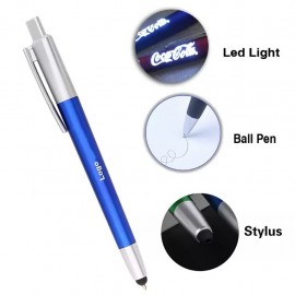 LED Light-Up Logo Ballpoint Pen Custom Imprinted