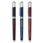 Custom Engraved Small Batch -Satin Soft Touch Earl Gel Pen