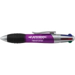 Purple 6 Color Big Writer Pen Custom Imprinted