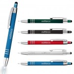 Cortina Soft Touch Stylus Metal Pen With Lighted Tip Logo Branded
